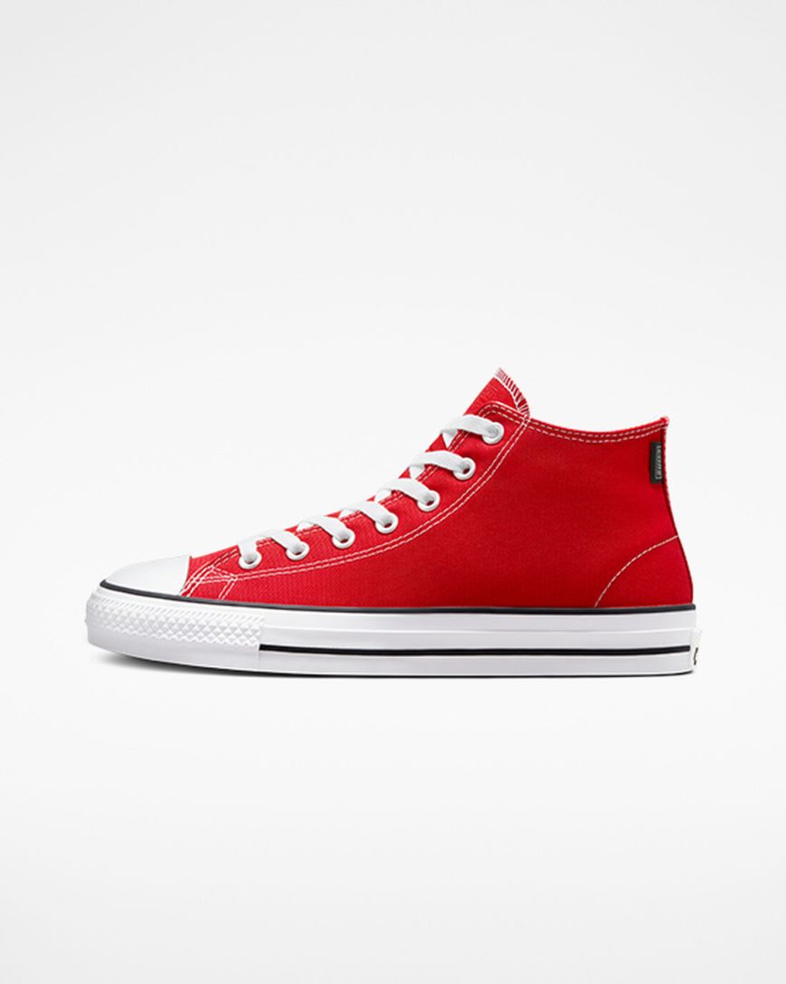 Zapatillas Skate Converse CONS Chuck Taylor All Star Pro Mujer Rojas Blancas Negras | PE 047W82